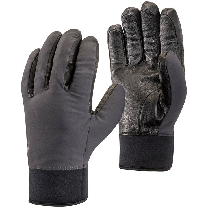 Black Diamond HeavyWeight Softshell Unisex Gloves Black | 16837-VSRH