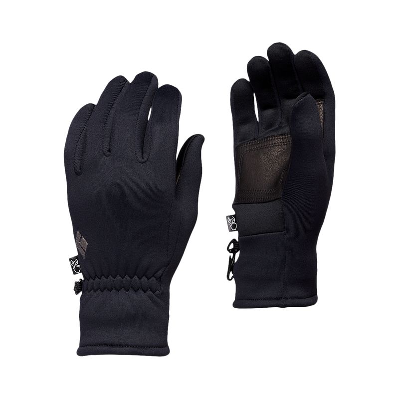 Black Diamond Heavyweight Screentap Unisex Gloves Black | 80967-WLVX