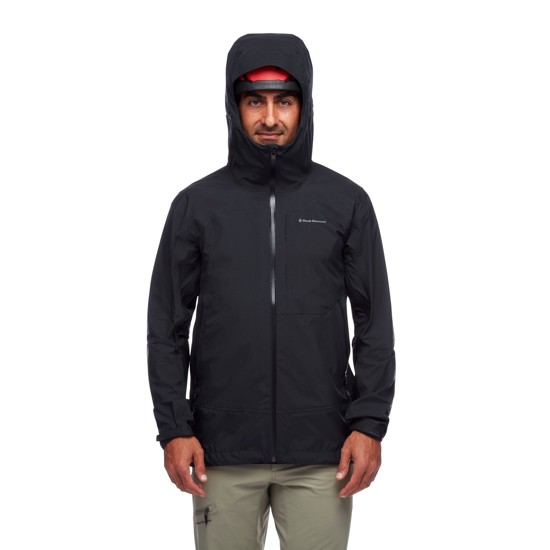 Black Diamond Highline Shell Men's Jackets Black | 56079-VYPJ