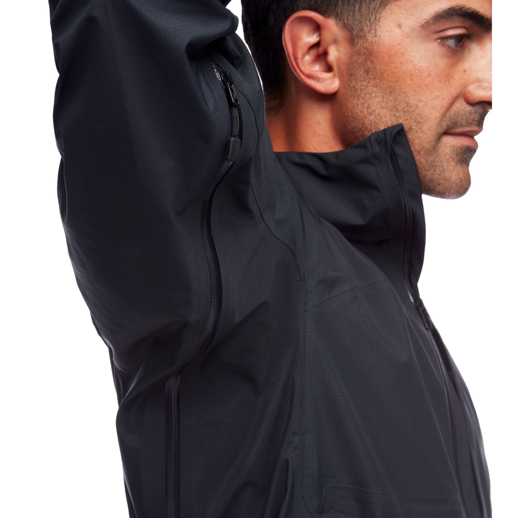 Black Diamond Highline Shell Men's Jackets Black | 56079-VYPJ