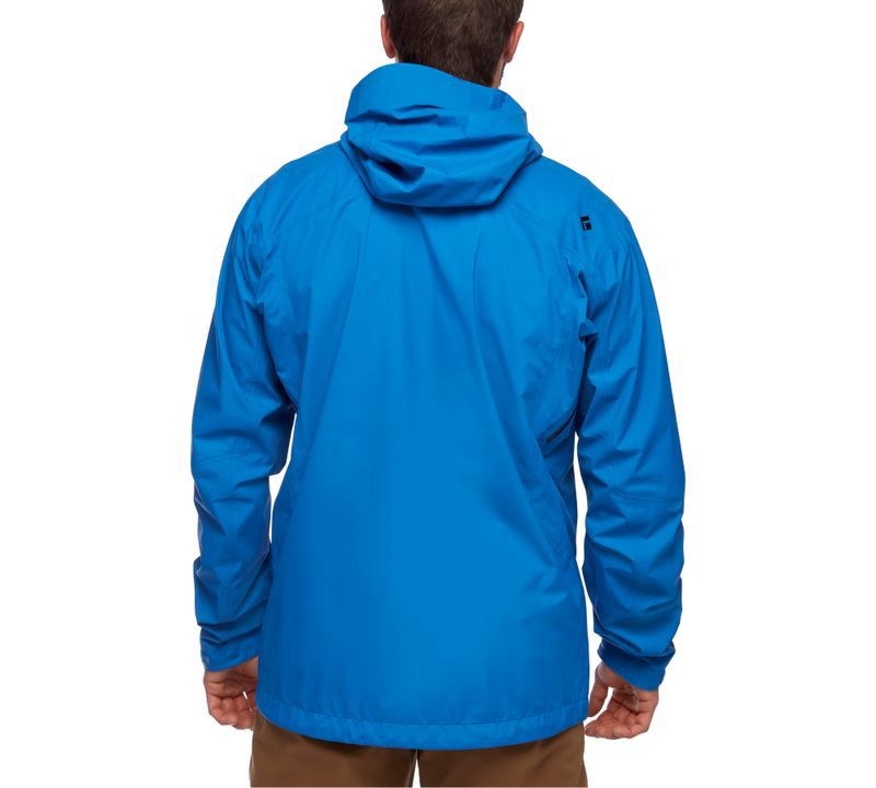 Black Diamond Highline Shell Men's Jackets Blue | 58649-XNHA