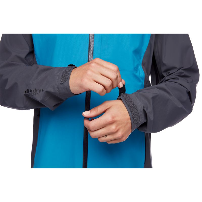 Black Diamond Highline Shell Women's Jackets Blue | 02536-WAFN