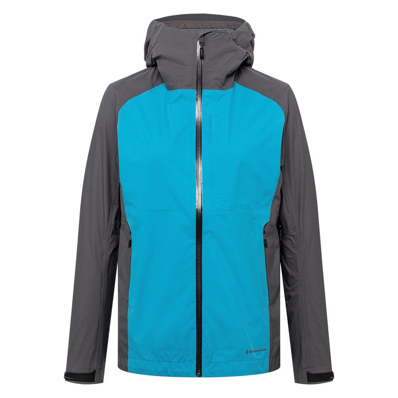 Black Diamond Highline Shell Women's Jackets Blue | 02536-WAFN