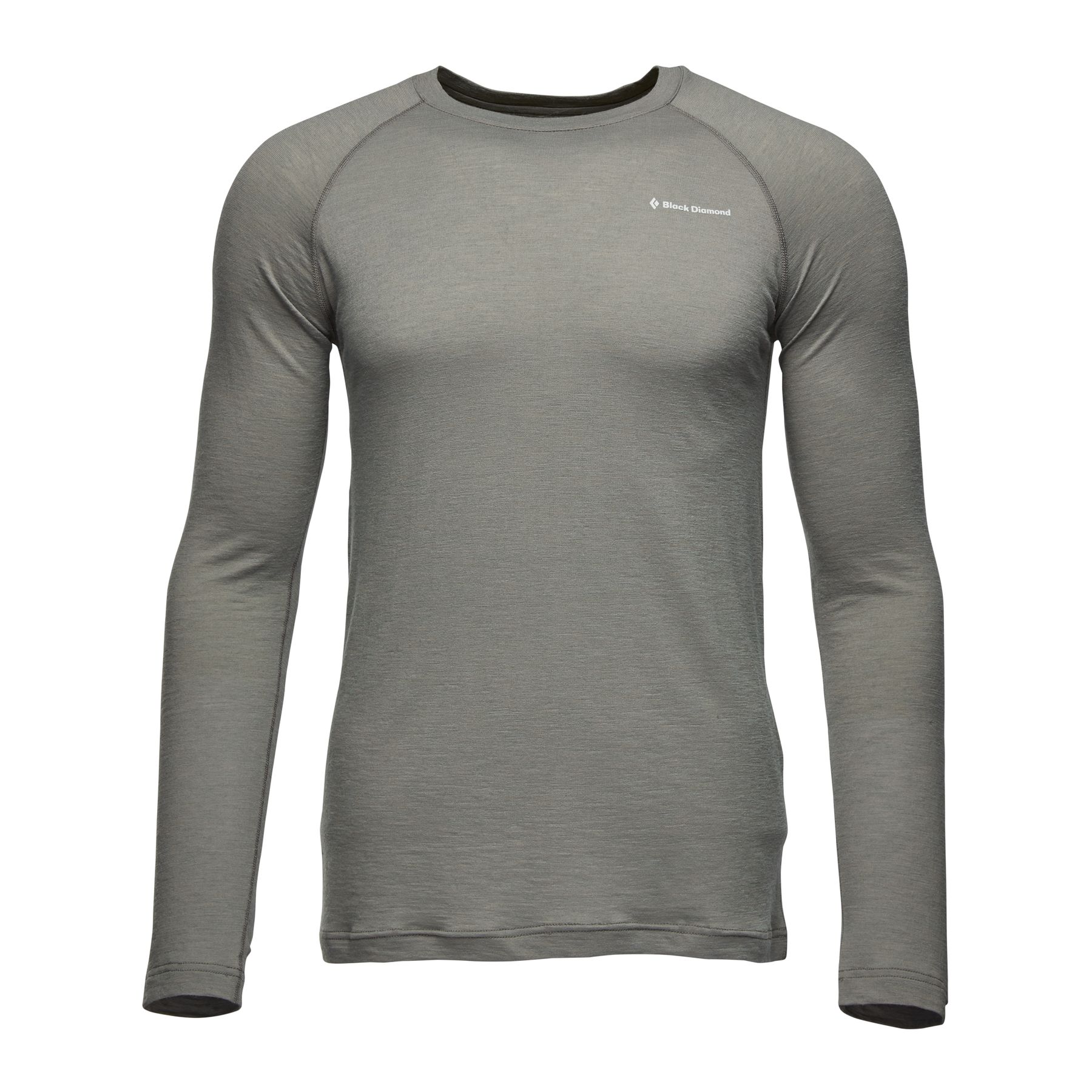 Black Diamond LS Rhythm Men's Tops Grey | 64958-PQMY