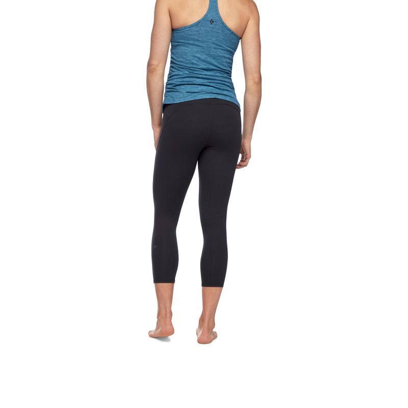 Black Diamond Levitation Capris Women's Pants Black | 52438-CTHG