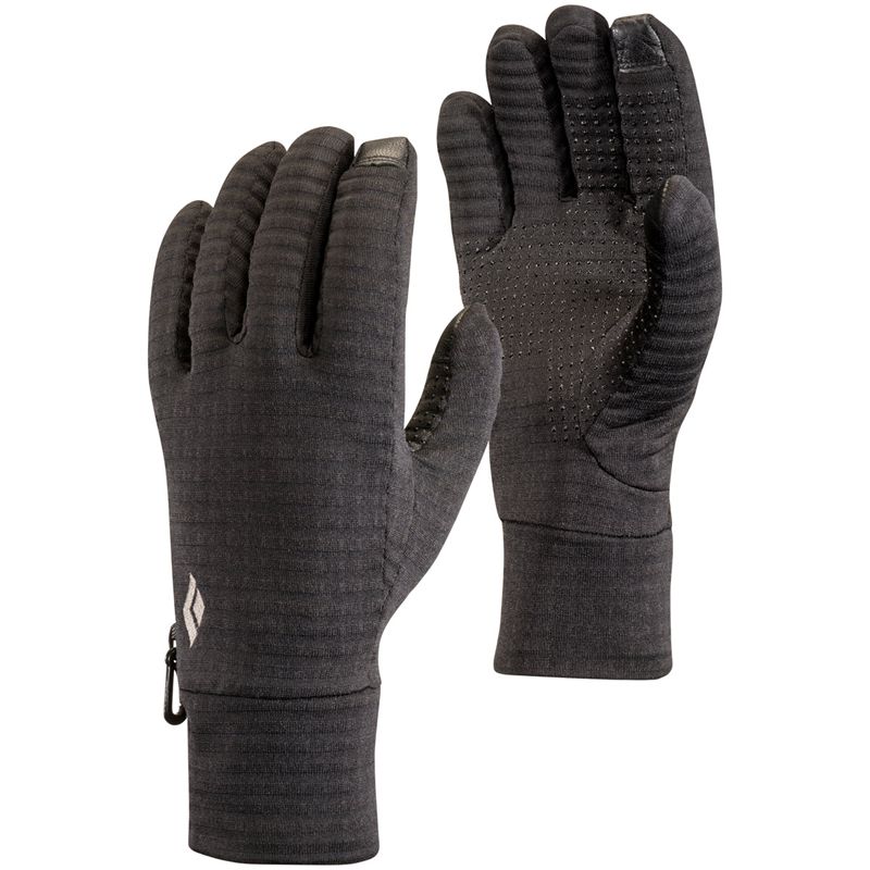 Black Diamond LightWeight GridTech Unisex Gloves Black | 35128-RMAG