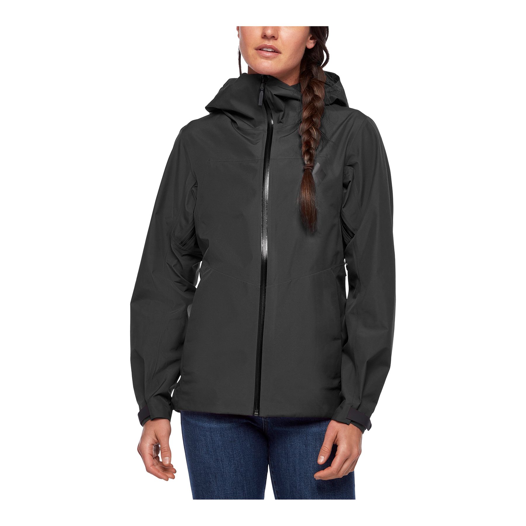 Black Diamond Liquid Point Shell Women's Jackets Black | 49213-VRQZ