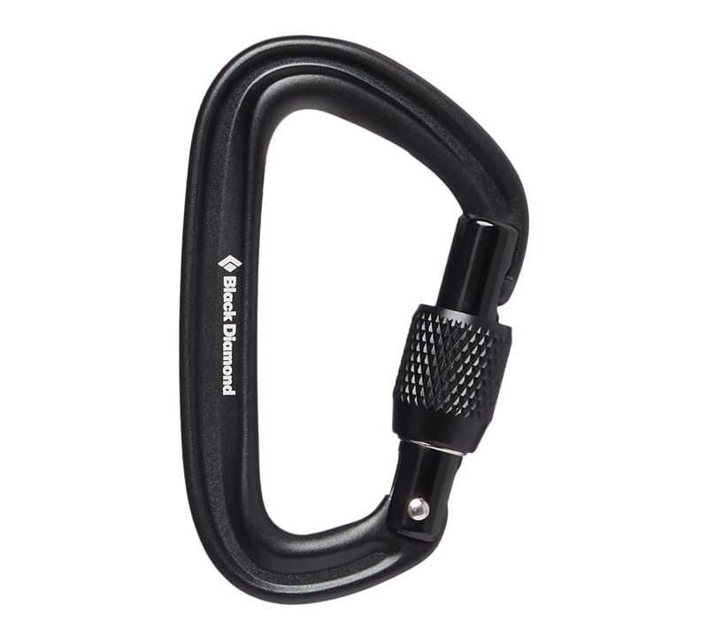 Black Diamond LiteForge Screwgate Unisex Carabiners Black | 05213-KMVZ