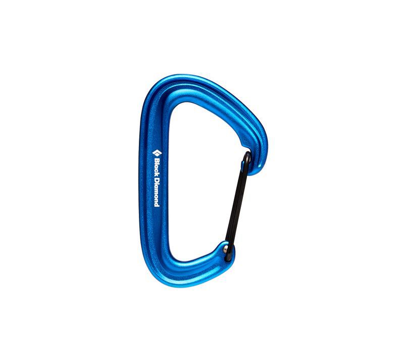 Black Diamond LiteWire Unisex Carabiners Blue | 97025-EDVK