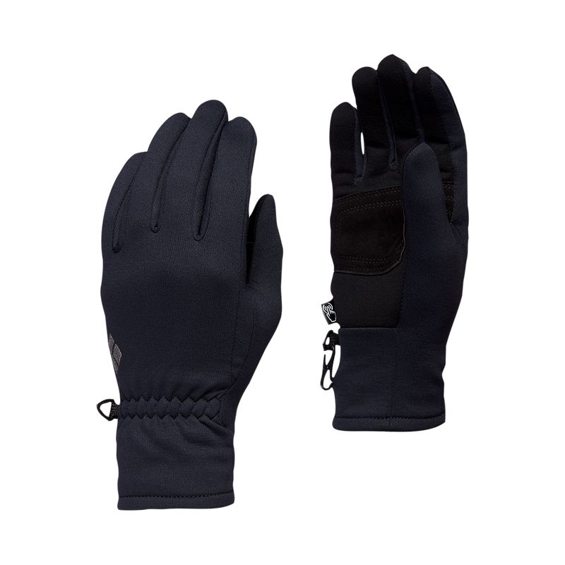 Black Diamond Midweight Screentap Unisex Gloves Black | 21679-KLIX