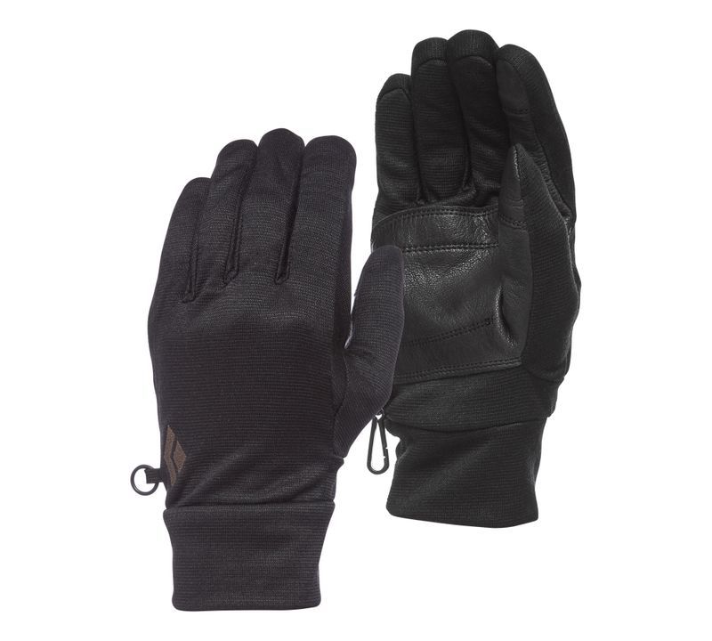 Black Diamond Midweight Wooltech Unisex Gloves Black | 10243-FWTD