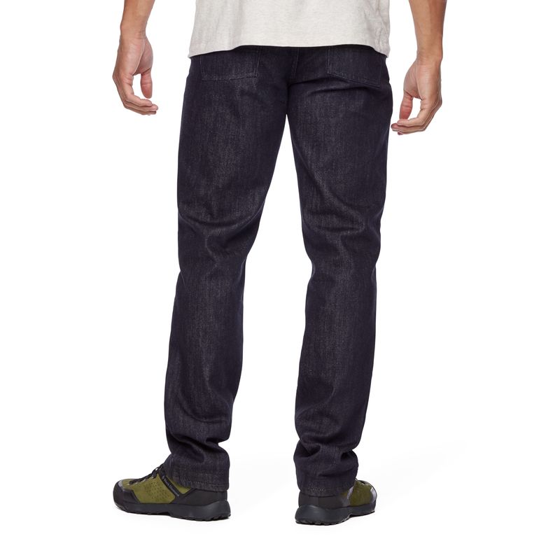 Black Diamond Mission Wool Denim Men's Pants Dark Indigo | 03728-UXGR