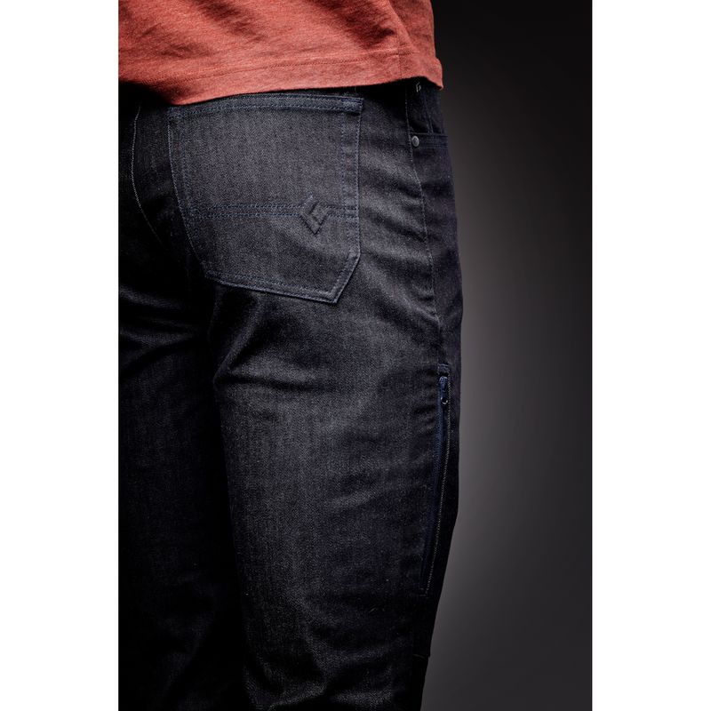 Black Diamond Mission Wool Denim Men's Pants Dark Indigo | 03728-UXGR