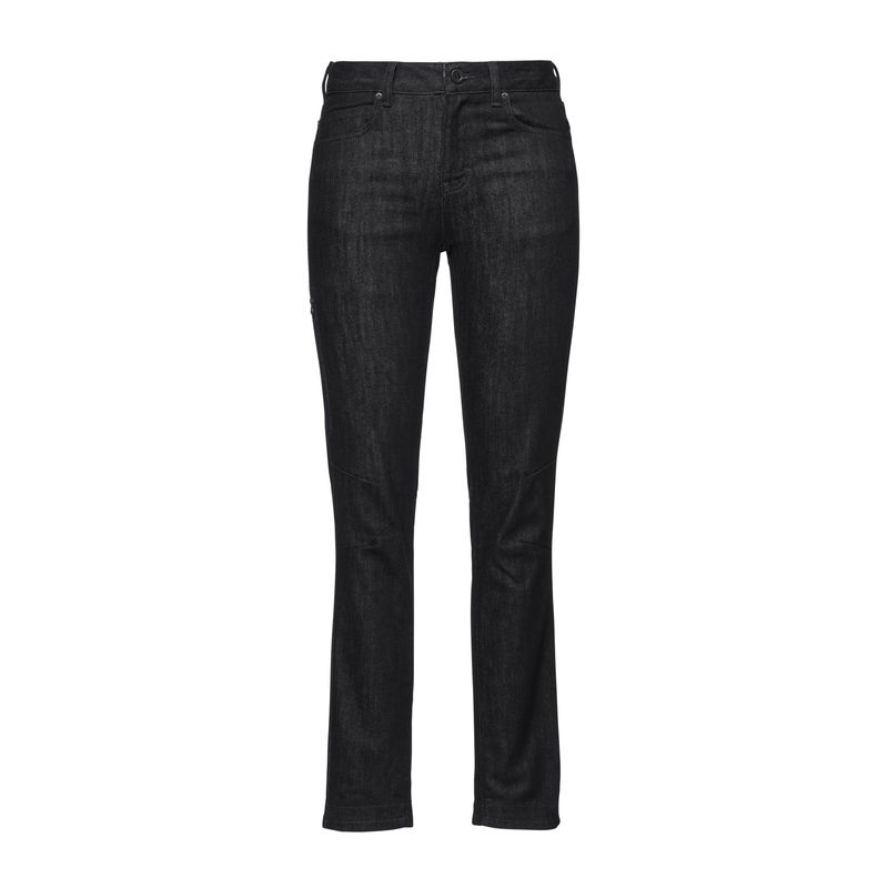 Black Diamond Mission Wool Denim Women's Pants Black | 40713-ZDAR