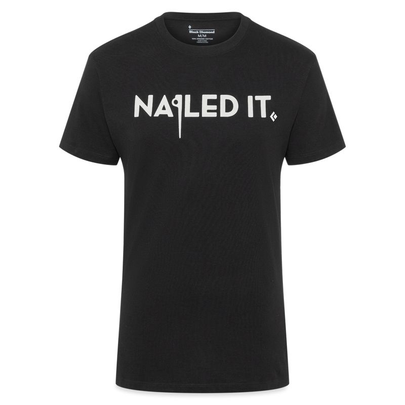 Black Diamond Nailed It Men\'s Tops Black | 61903-BSDI