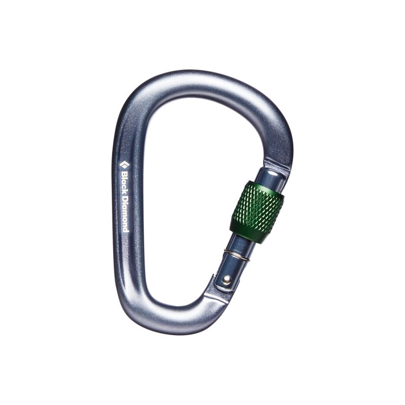 Black Diamond PearLock Screwgate Unisex Carabiners Grey | 25937-QTJI