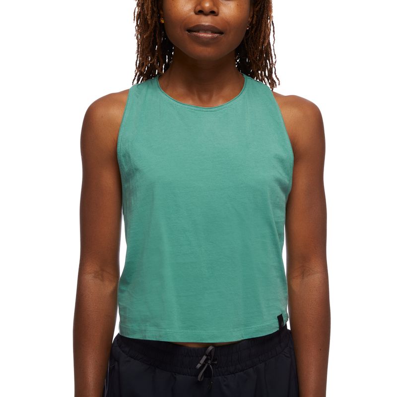 Black Diamond Pivot Women's Tops Green | 12763-SALI