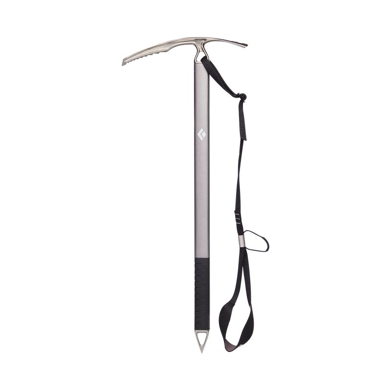 Black Diamond Raven Ice Axe With Grip Unisex Alpine Silver | 21653-BPIF