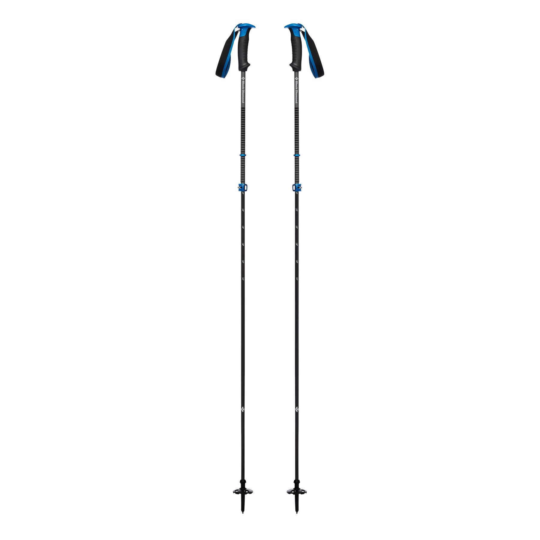 Black Diamond Razor Carbon Pro Unisex Ski Poles Black | 19850-QSFK