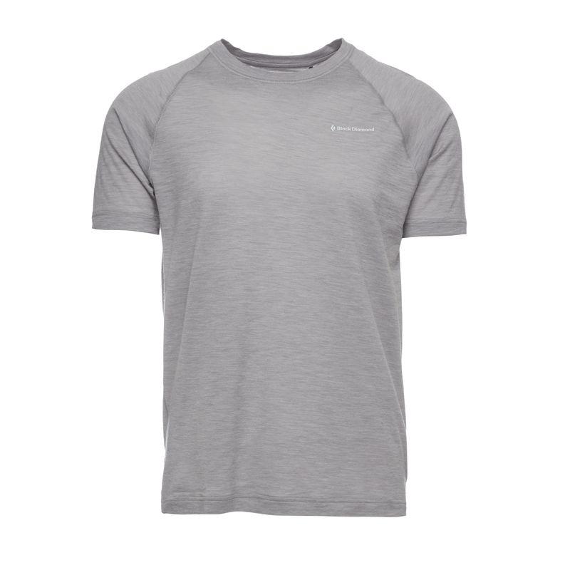 Black Diamond Rhythm Men's Tops Grey | 08749-ZEQU