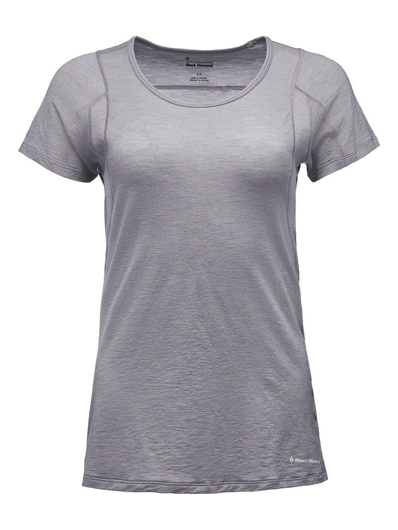 Black Diamond Rhythm Women's Tops Grey | 75491-PGSD