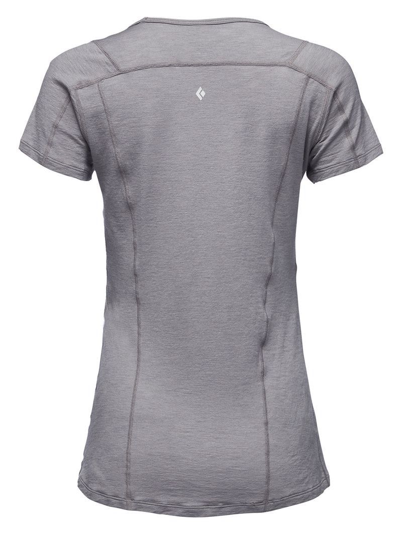 Black Diamond Rhythm Women's Tops Grey | 75491-PGSD