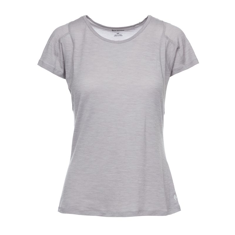 Black Diamond Rhythm Women's Tops Grey | 75491-PGSD