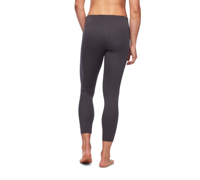 Black Diamond Rise Tights Women's Pants Dark Grey | 49807-BIYG