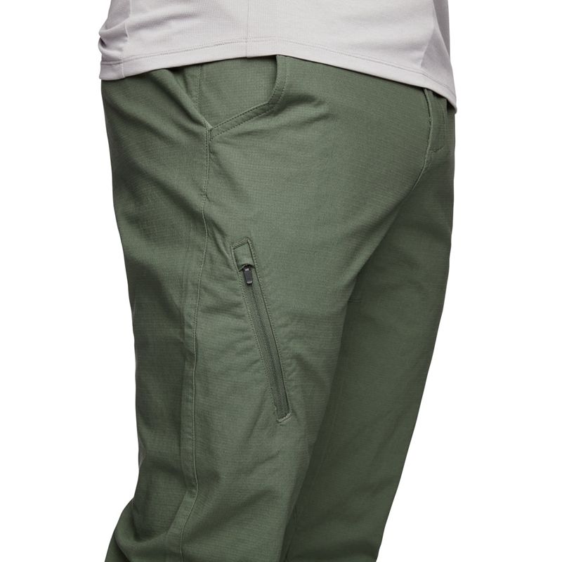 Black Diamond Rocklock Climb Men's Pants Green | 26039-YTIP