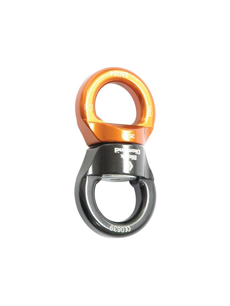 Black Diamond Rotor Swivel Unisex Big Wall Black / Orange | 32908-HFTV