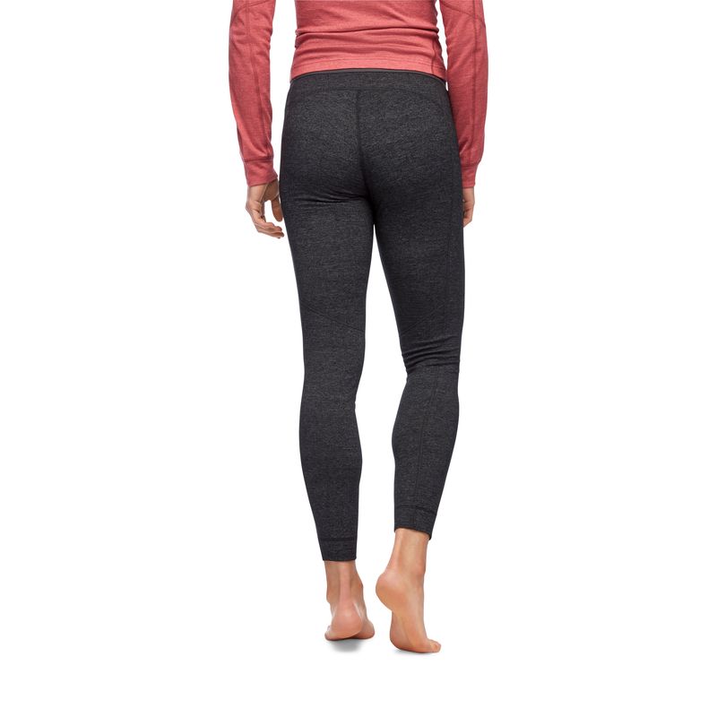 Black Diamond Solution 150 Merino Base Bottom Women's Pants Black | 79102-KGYM