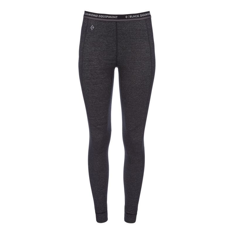 Black Diamond Solution 150 Merino Base Bottom Women\'s Pants Black | 79102-KGYM