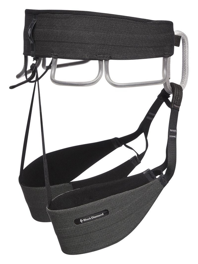 Black Diamond Solution Guide Men's Harnesses Black | 85072-FXCL