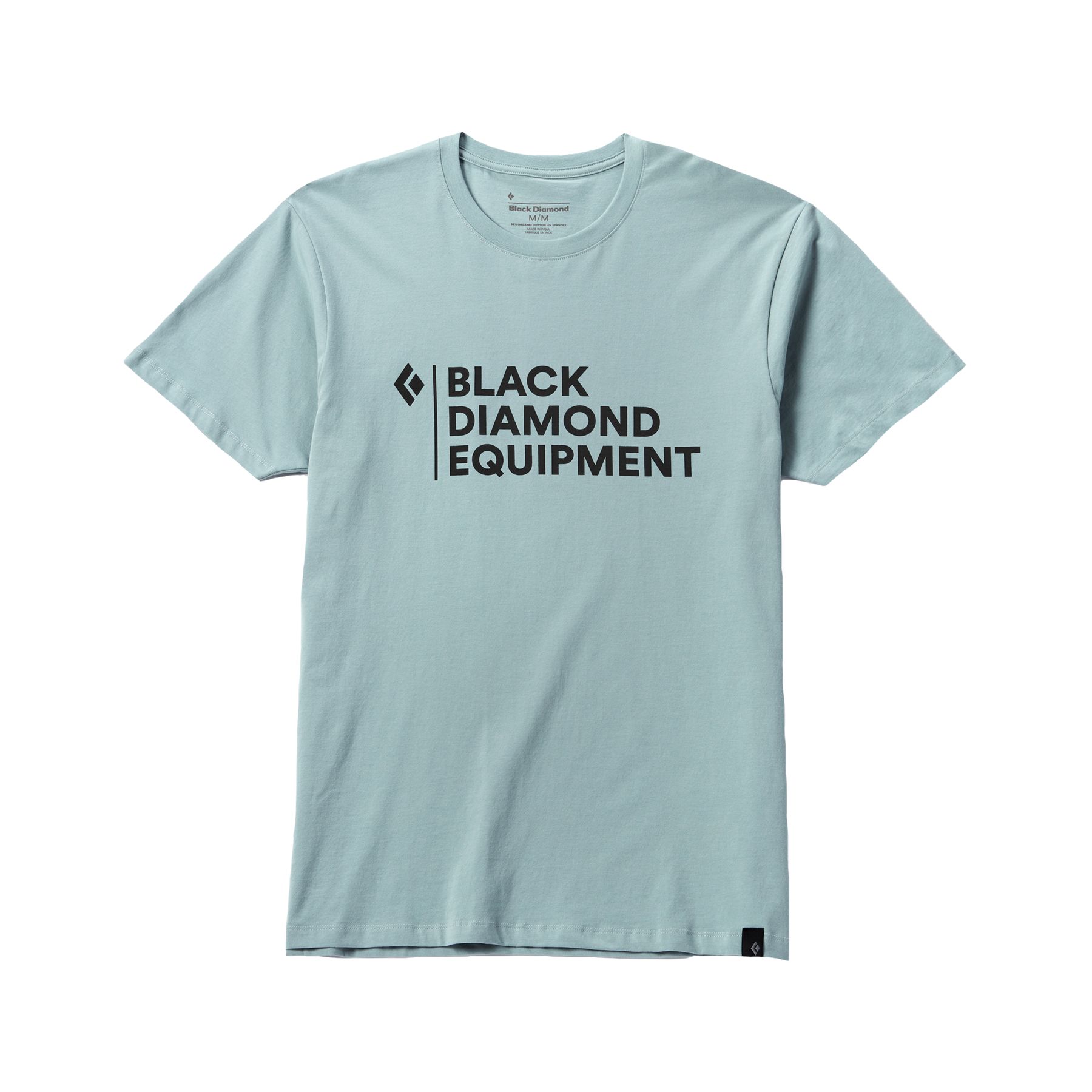 Black Diamond Stacked Logo Men's Tops Blue | 48065-KJCT