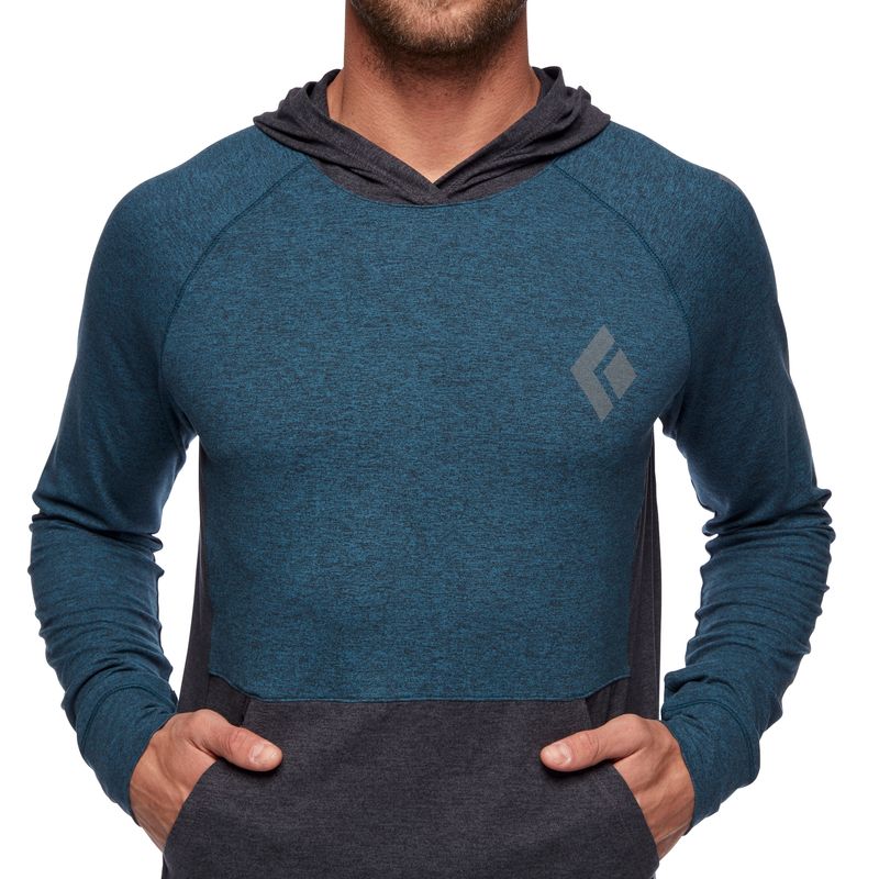 Black Diamond Stone Men's Tops Blue | 45210-WQKA