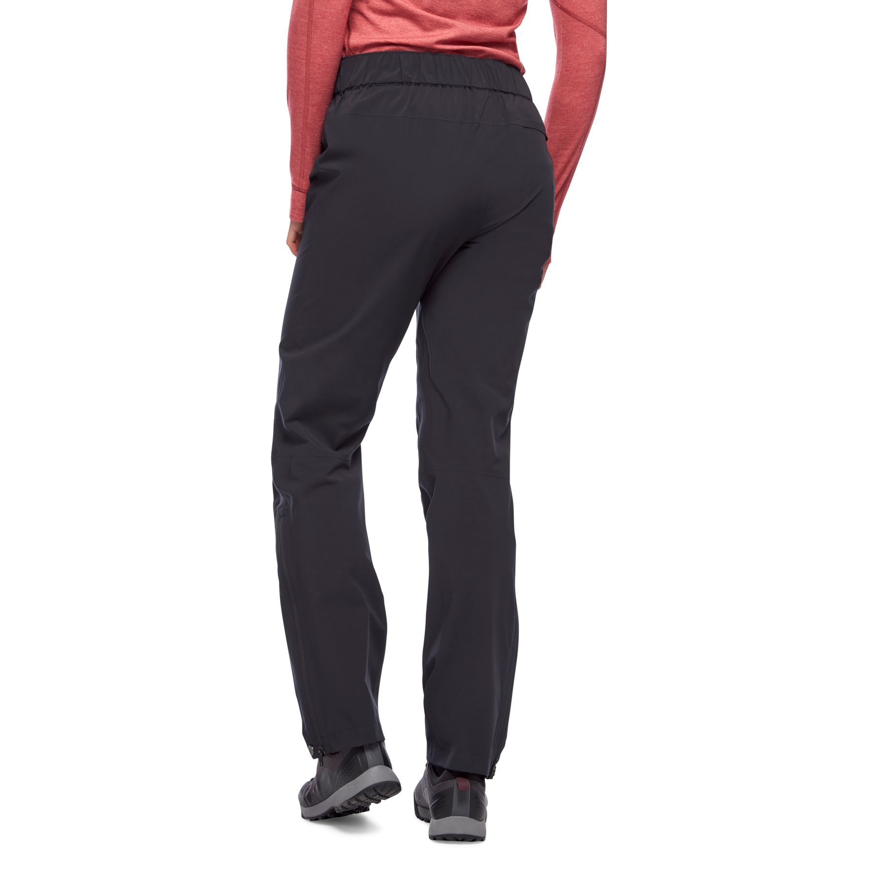 Black Diamond StormLine Stretch Rain Women's Pants Black | 26390-SDWA