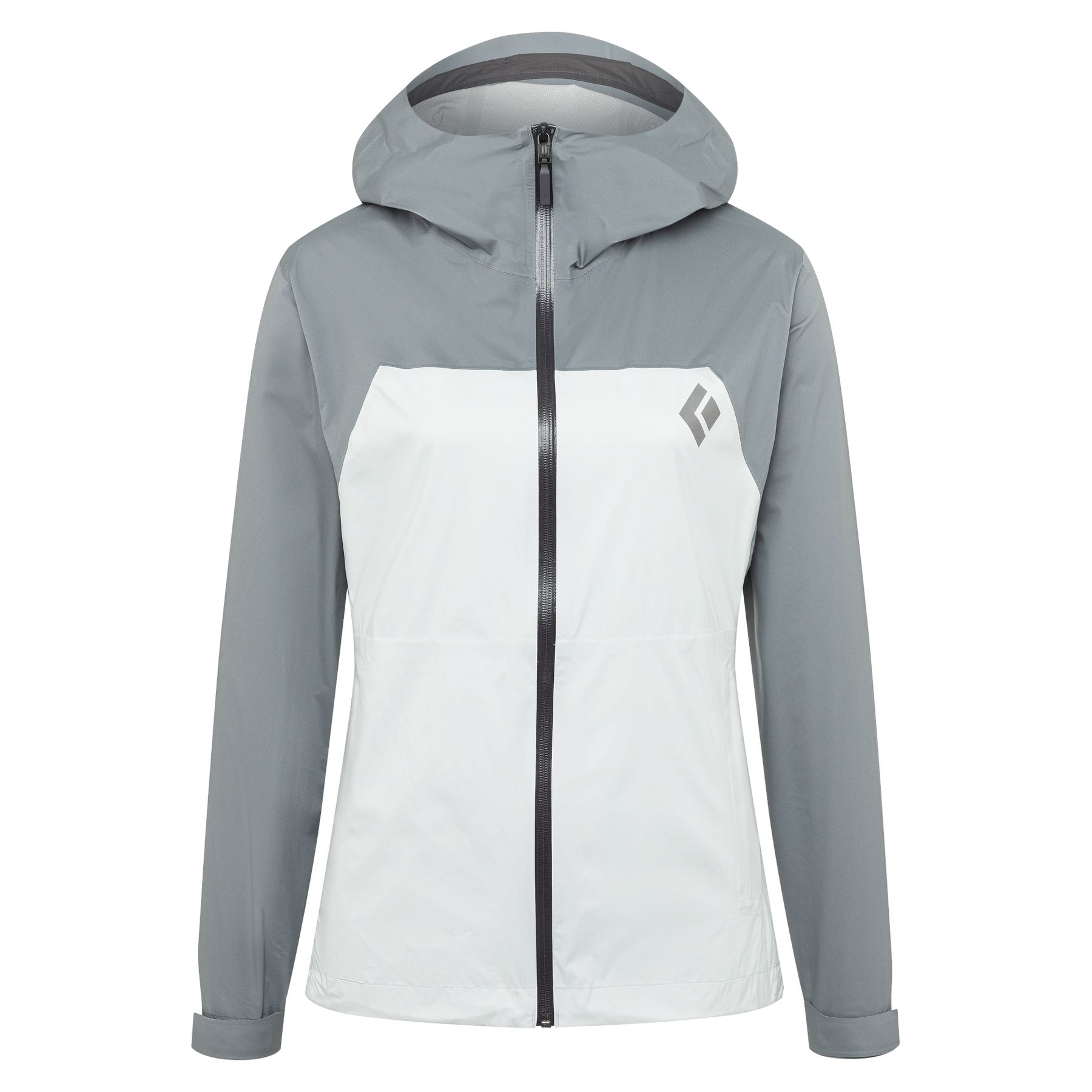 Black Diamond Stormline Stretch Rain Shell Women's Jackets Grey White | 52631-EXAC