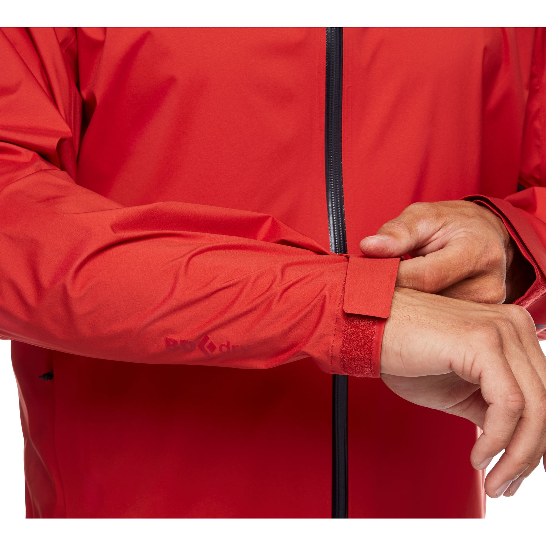 Black Diamond Stormline Stretch Rain Shell Men's Jackets Red | 94502-ODPH