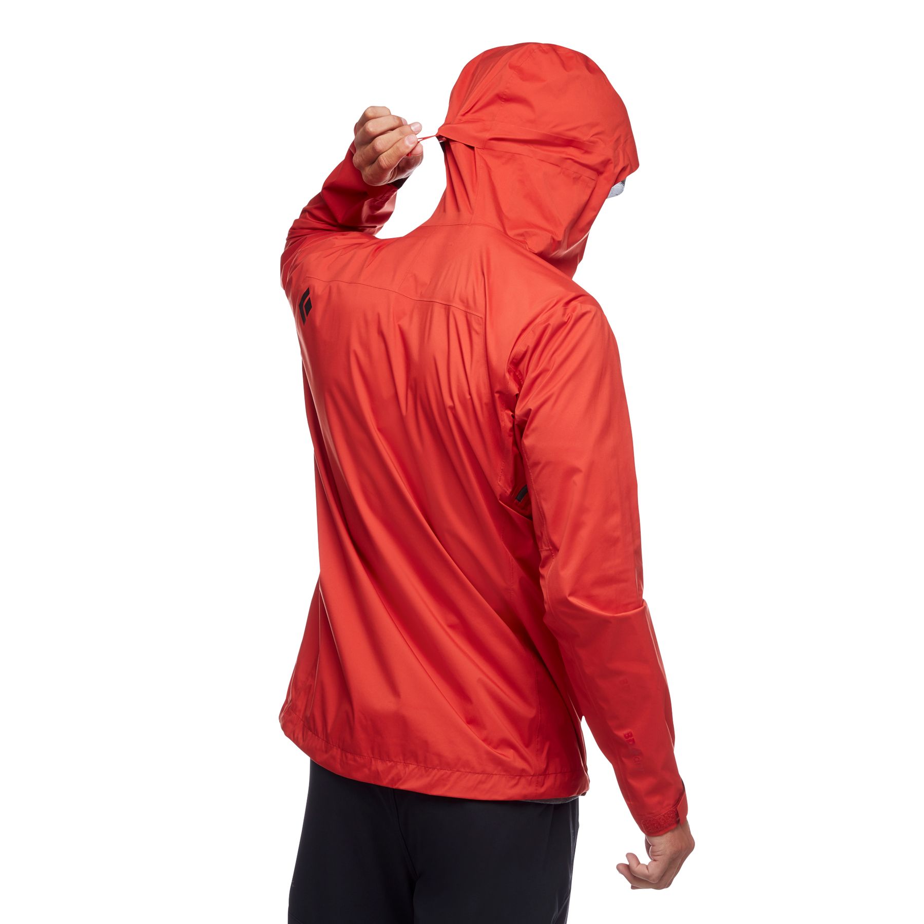 Black Diamond Stormline Stretch Rain Shell Men's Jackets Red | 94502-ODPH