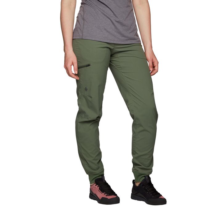 Black Diamond Technician Jogger Women\'s Pants Green | 63194-CRLG