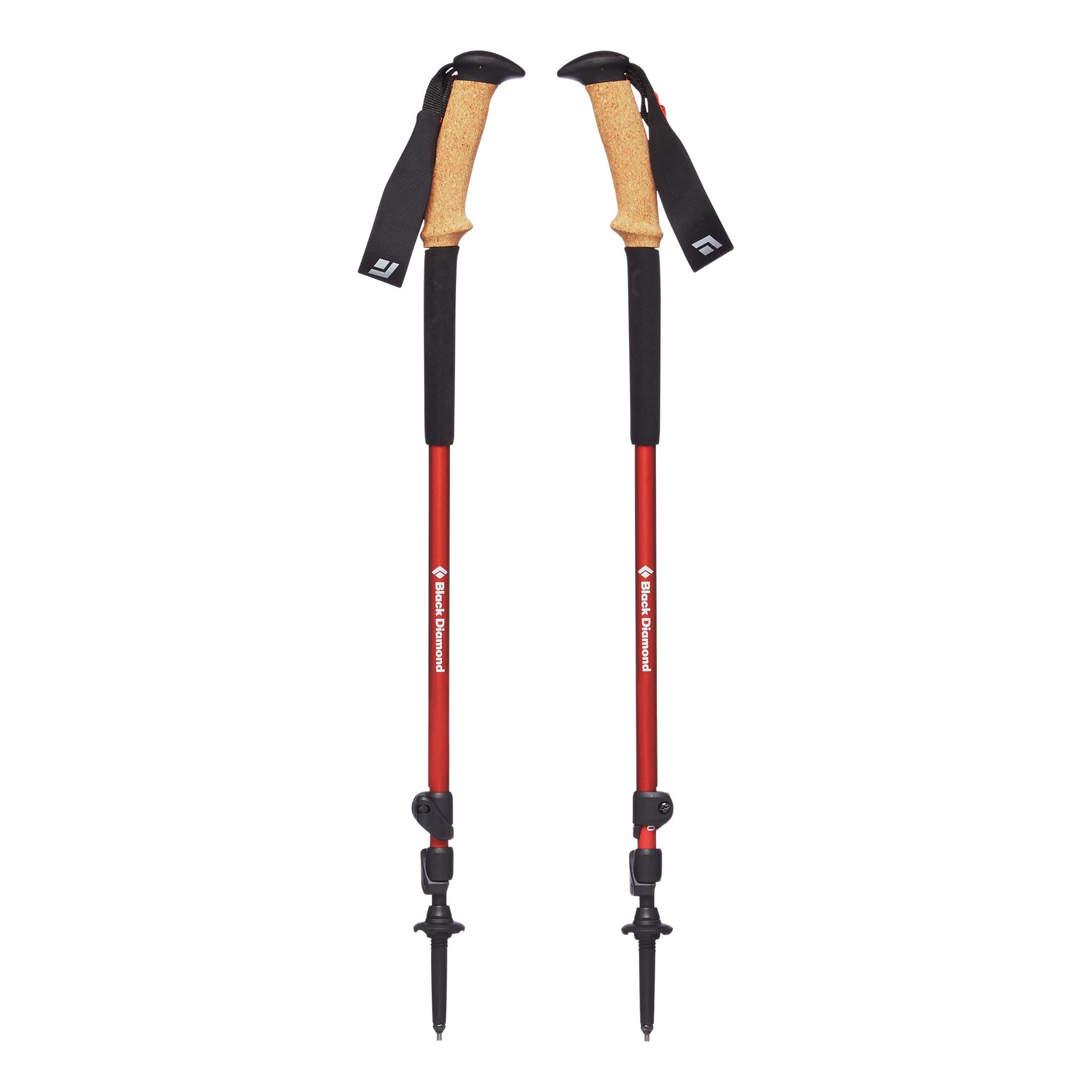 Black Diamond Trail Ergo Cork Unisex Trekking Poles Red | 73480-WSXL