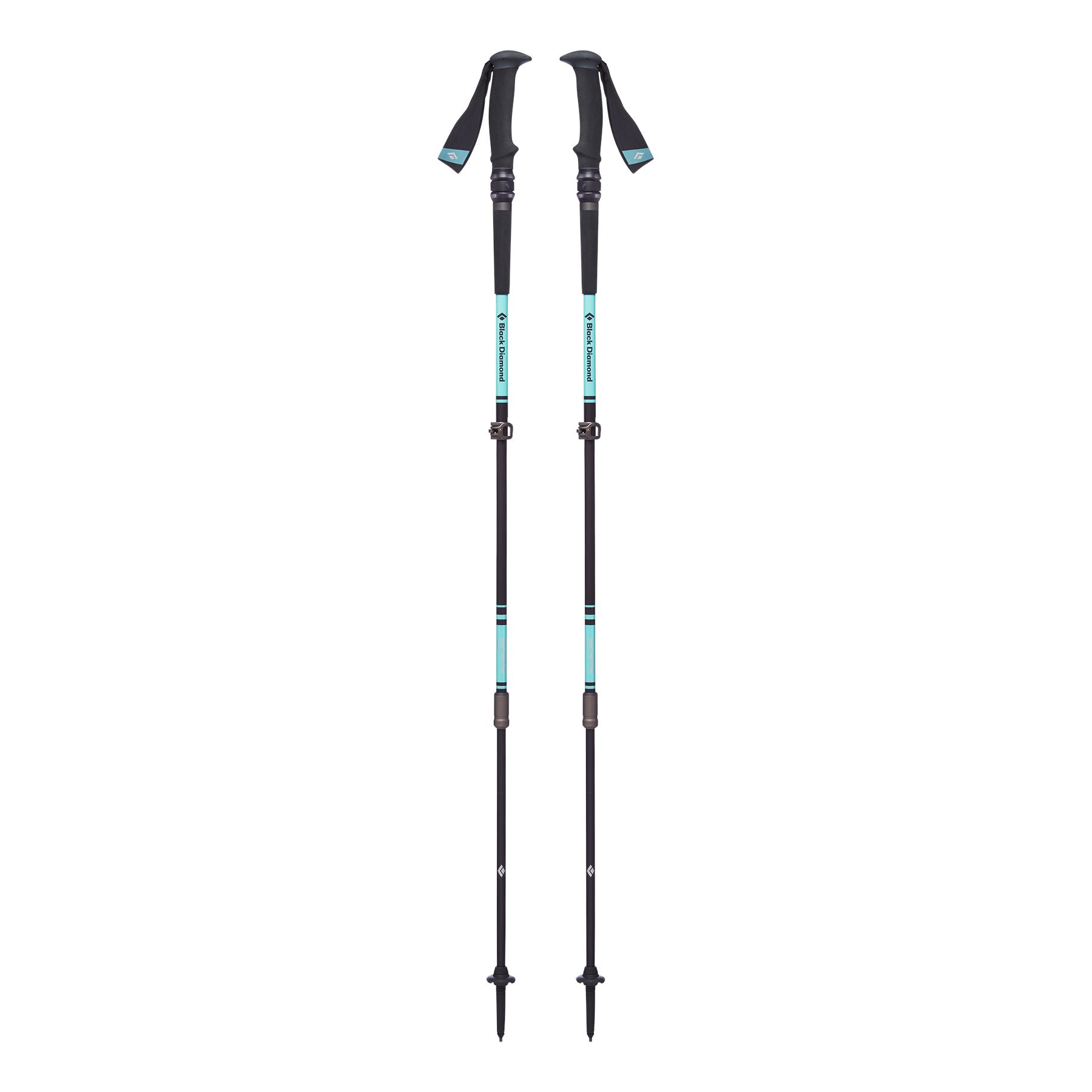 Black Diamond Trail Pro Shock Women's Trekking Poles Black Green | 50683-RDJP