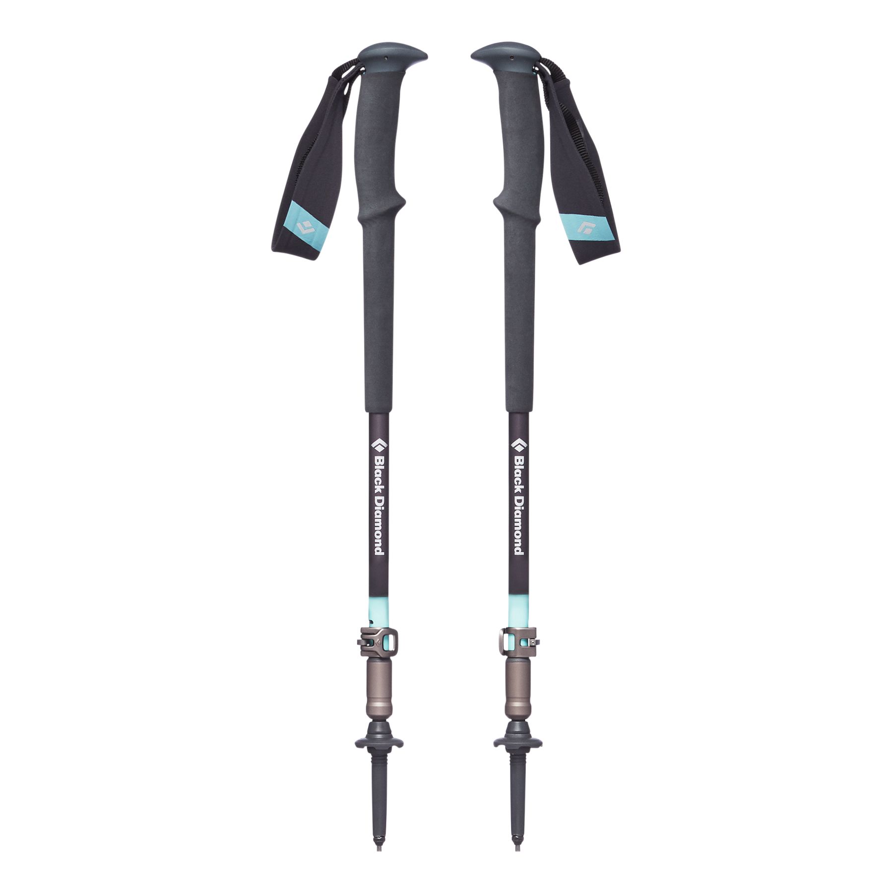 Black Diamond Trail Pro Women\'s Trekking Poles Black Blue | 40125-FTXL