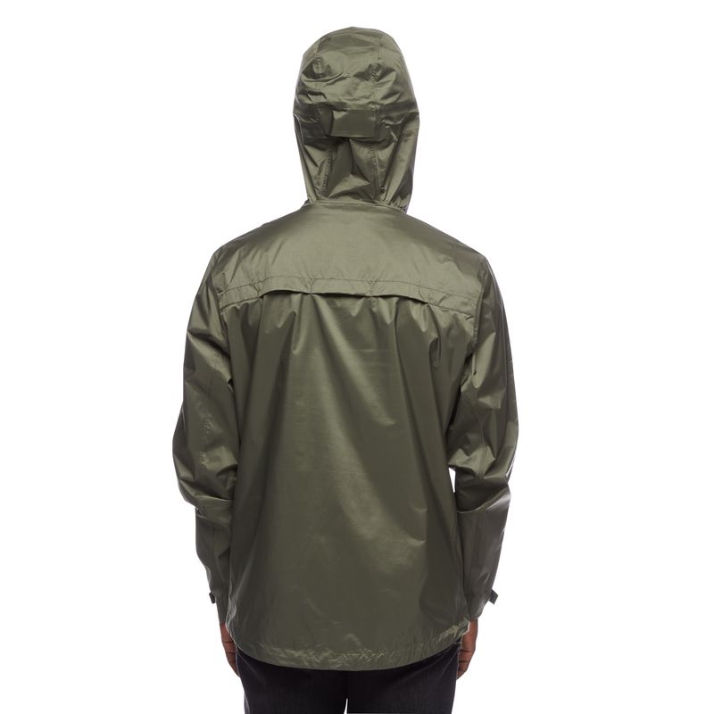 Black Diamond Treeline Rain Shell Men's Jackets Green | 90521-KBVO