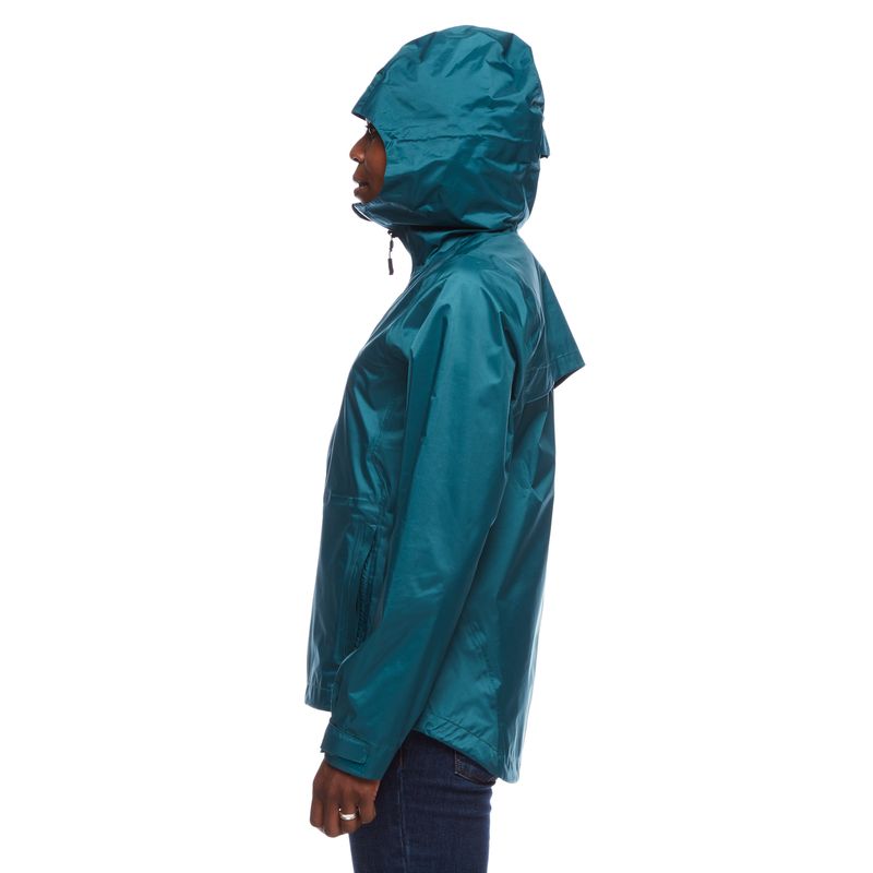 Black Diamond Treeline Rain Shell Women's Jackets Deep Green | 49512-YHSC