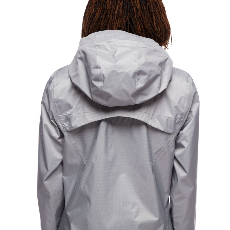 Black Diamond Treeline Rain Shell Women's Jackets Grey | 87129-EQVM