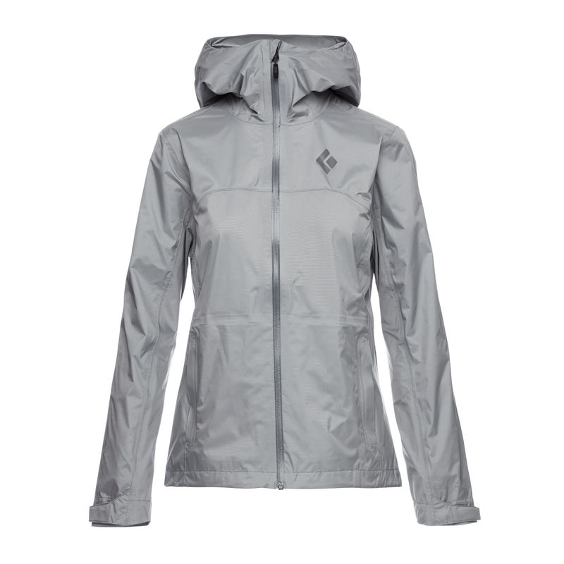 Black Diamond Treeline Rain Shell Women's Jackets Grey | 87129-EQVM