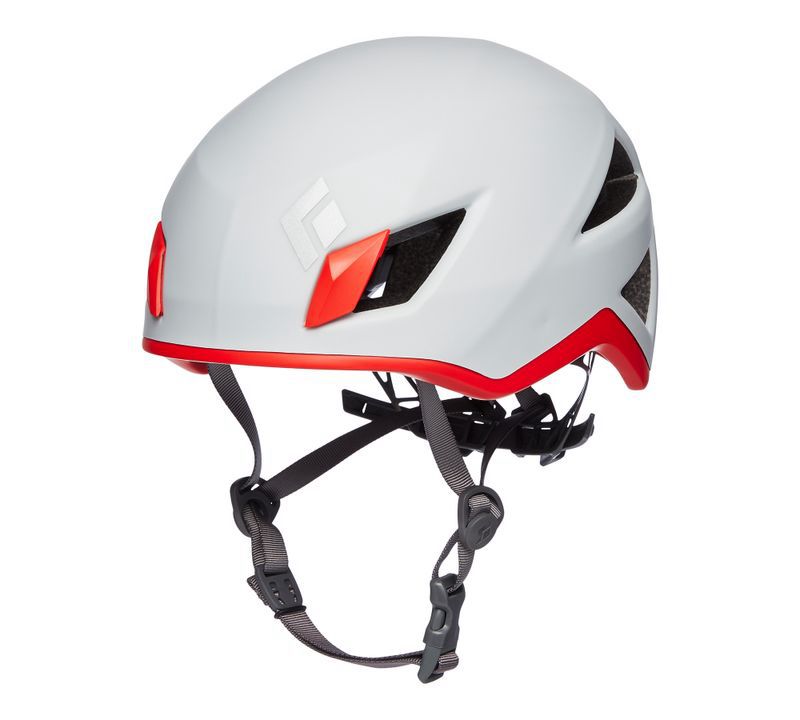 Black Diamond Vector Unisex Helmets White Red | 57062-CIAM