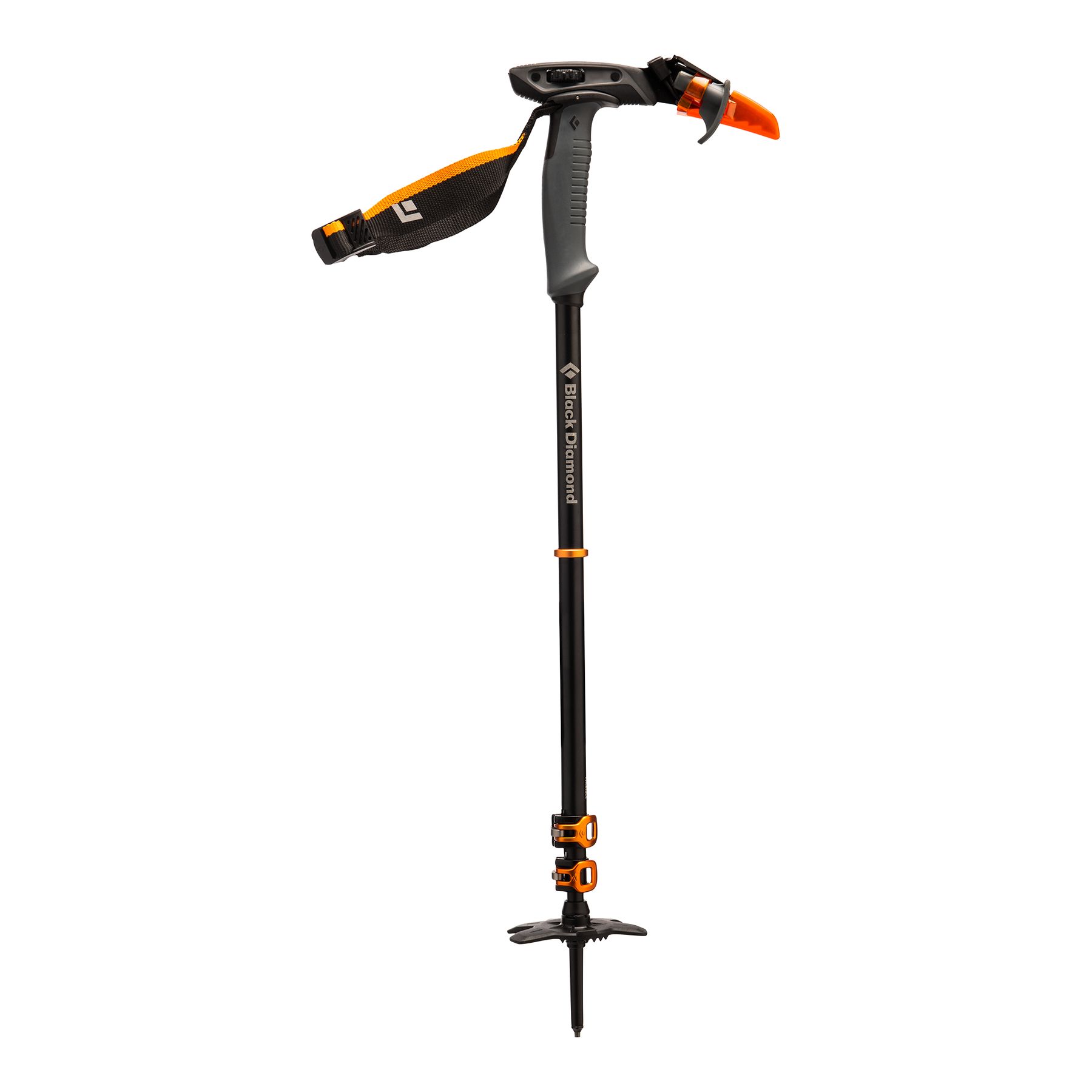 Black Diamond Whippet Ski Pole Unisex Ski Poles Black Orange | 14389-NXID